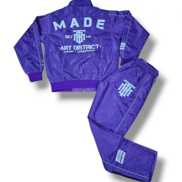 Made Legendary art district tracksuit ( purple )